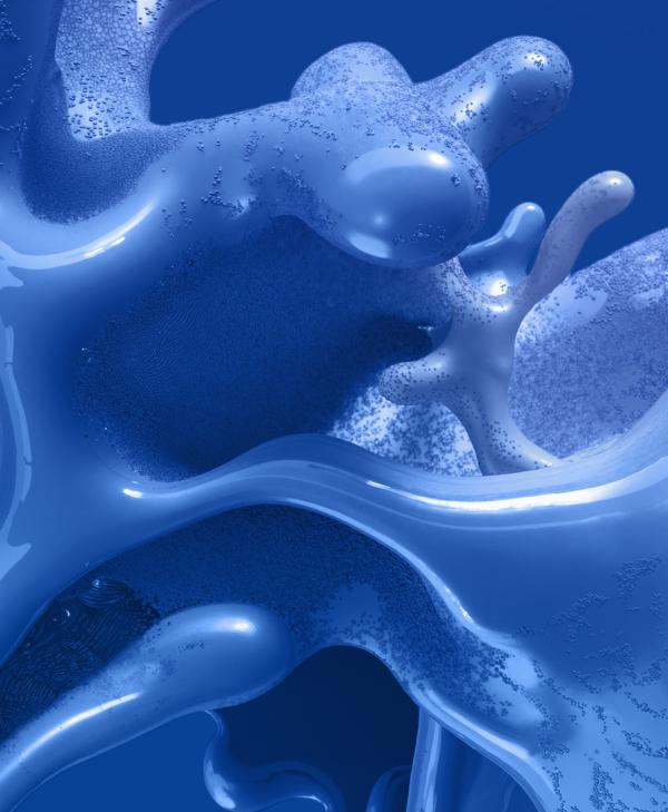 blue abstract image