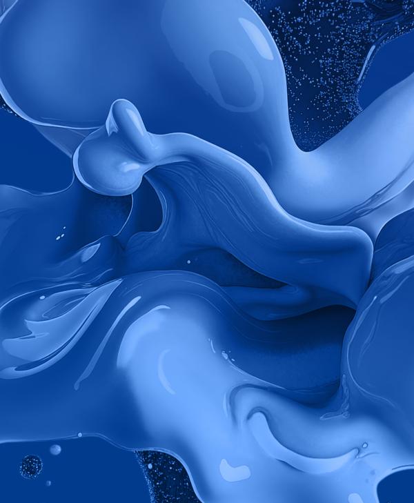 blue abstract image